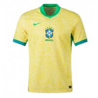 Camisa de time de futebol Brasil Replicas 1º Equipamento Copa America 2024 Manga Curta